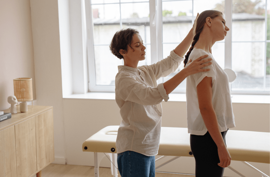 Myotherapy assessment and hands-on treatment at Muscles Care Prahran