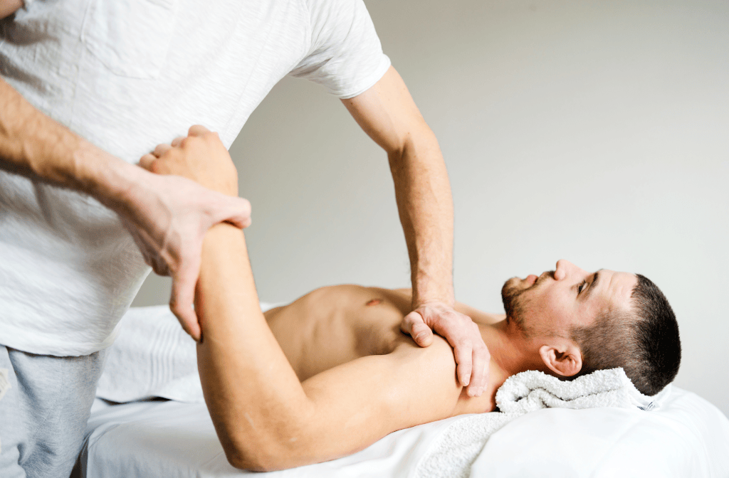 Sports massage for training-related muscle tension at Muscles Care Prahran